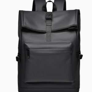 Sac a dos roll-top urbain noir